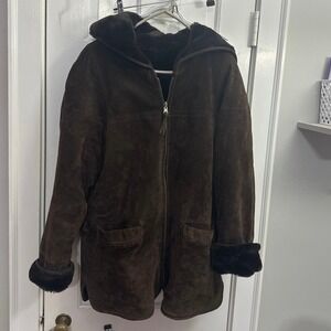 B.Moss vintage leather coat